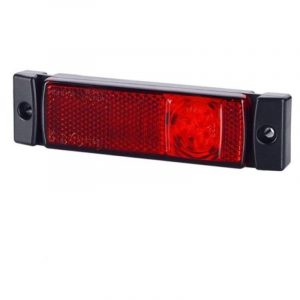 SEGNALATORE LATERALE ROSSO A LED 24V