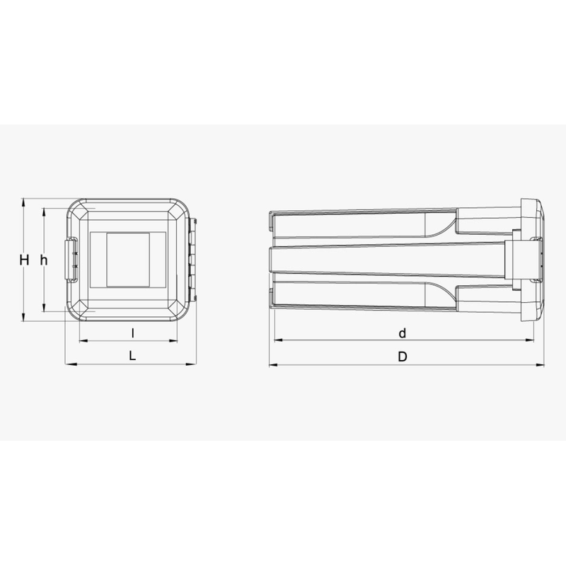 PORTAESTINTORE SLIDEN 6 KG - 265X280X595 - D.MAX 160 - immagine 2