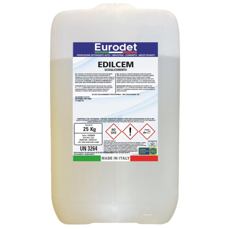054A EDILCEM DISINCR. CEMENTO TANICA 25KG